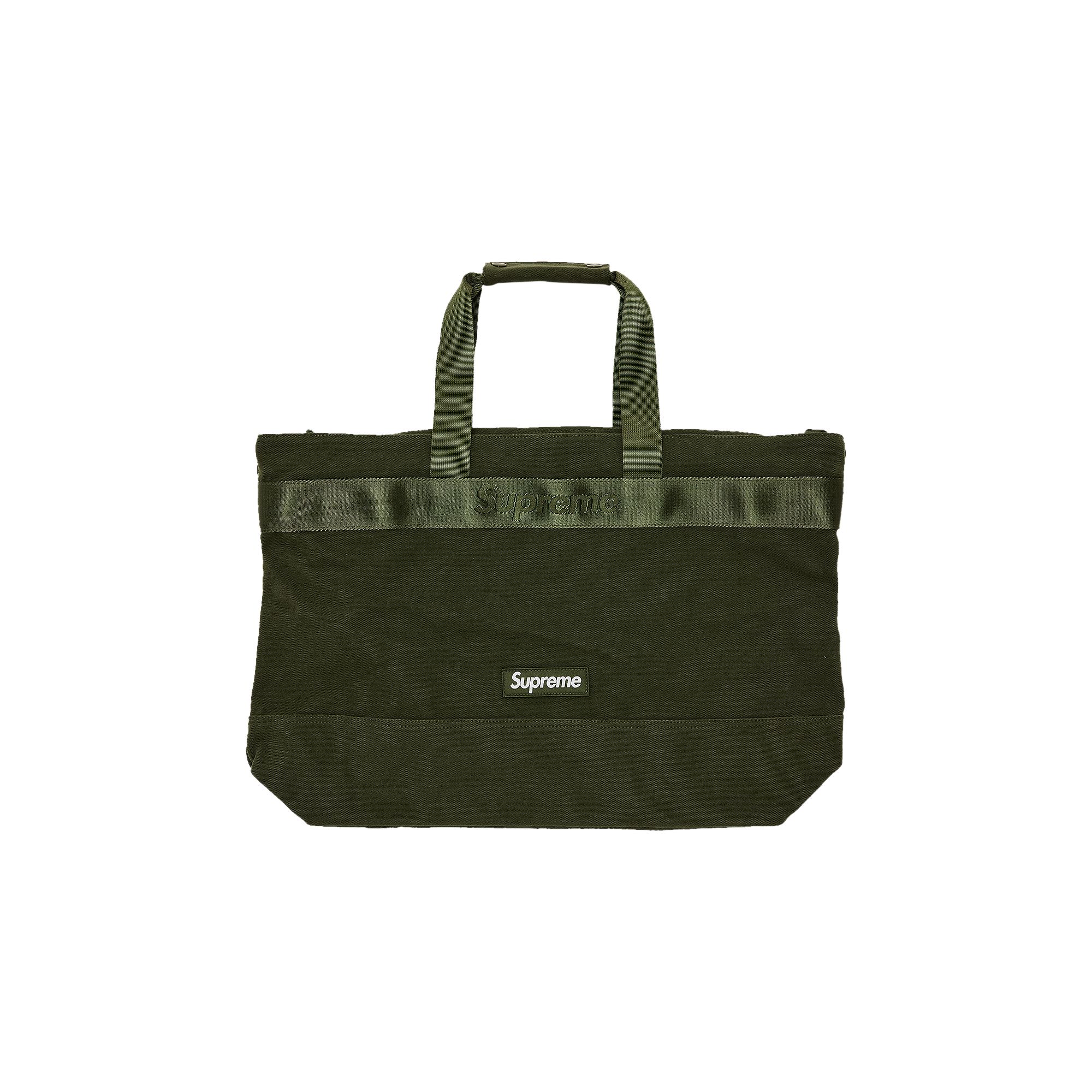 Pre-owned Supreme Tote Bag 'olive' | Green | Men's Size Onesize