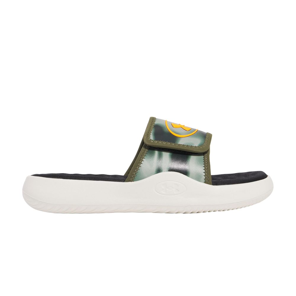 Pre-owned Under Armour Ignite Pro 8 Slide Gs 'marine Od Green City Khaki' | Kid's Size 4