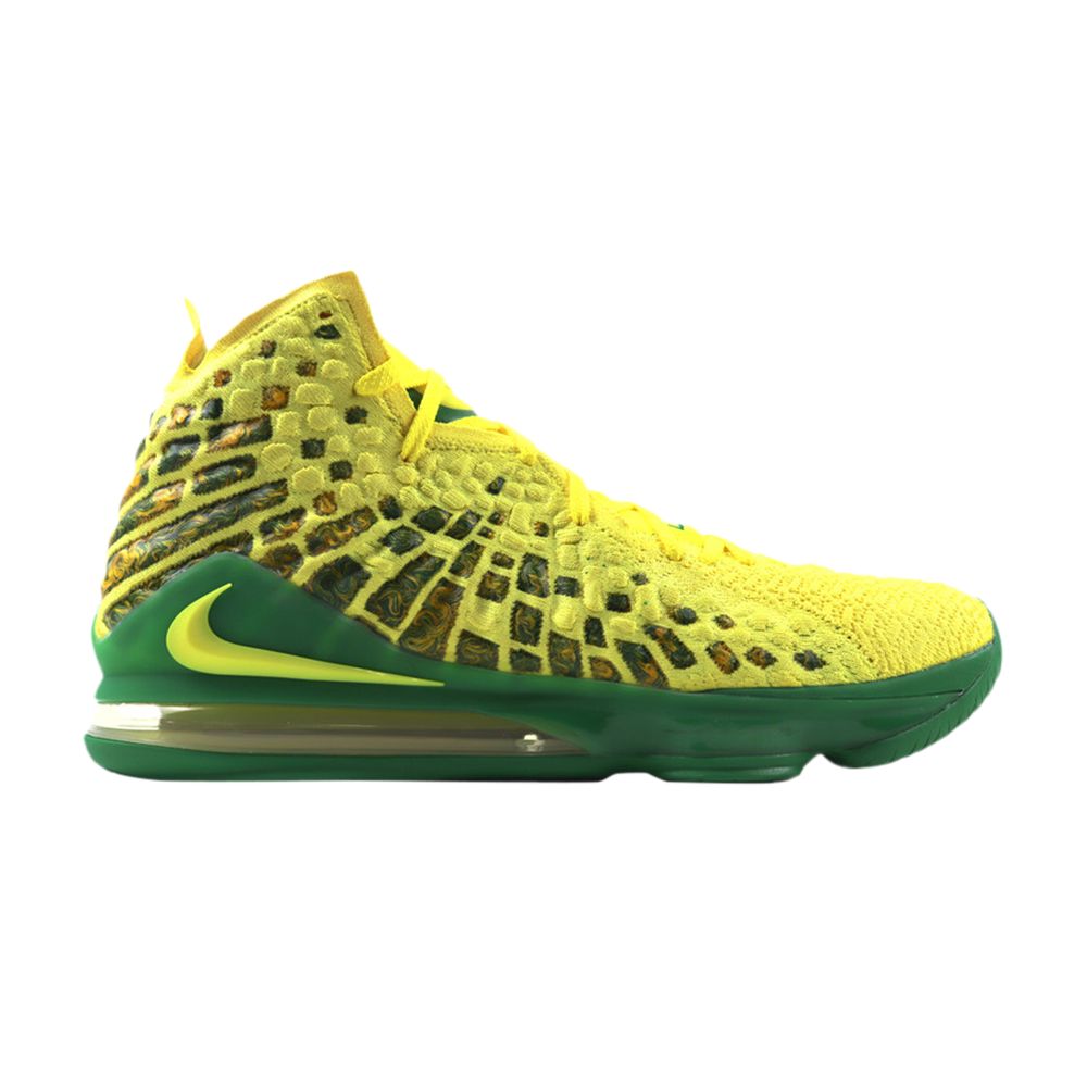 Nike LeBron 17 'Oregon Ducks' PE | Yellow | Men's Size 13 - BQ3177-948263-LN2