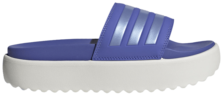 Adidas Wmns Adilette Platform Slide Semi Cobalt Blue