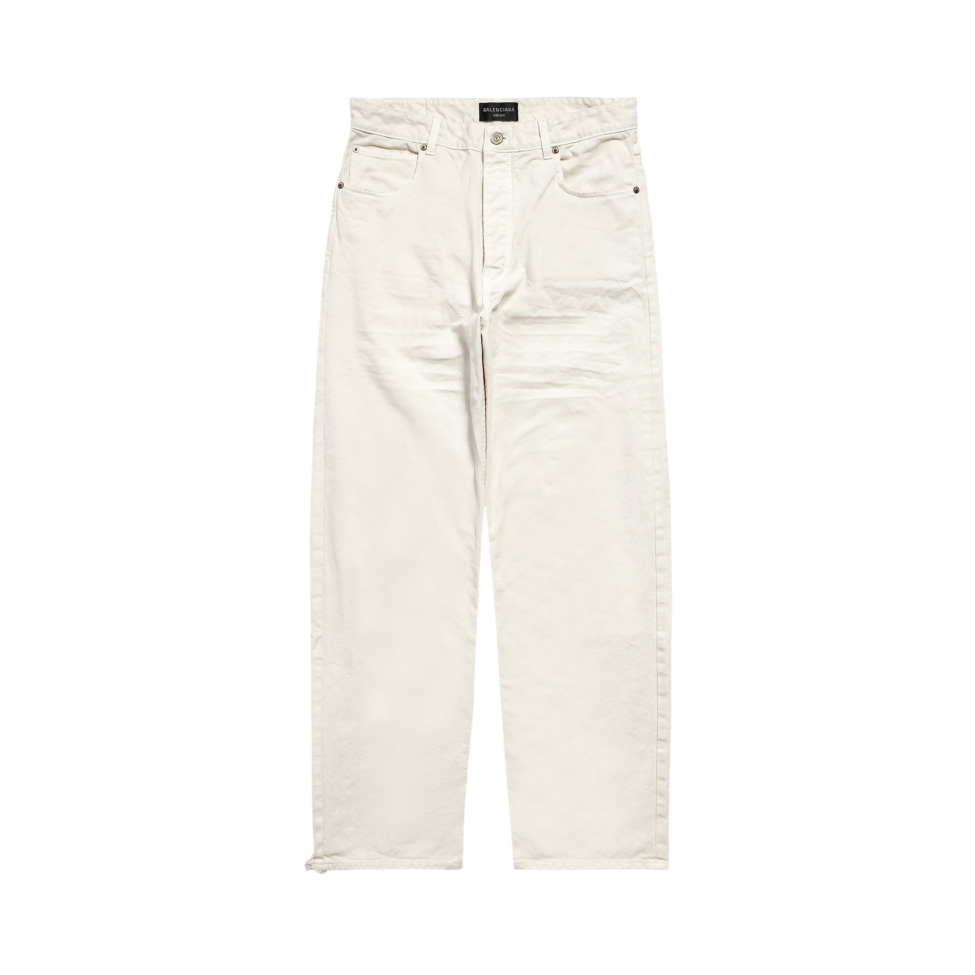 Pre-owned Balenciaga Loose Fit Jeans 'white' | Women's Size S