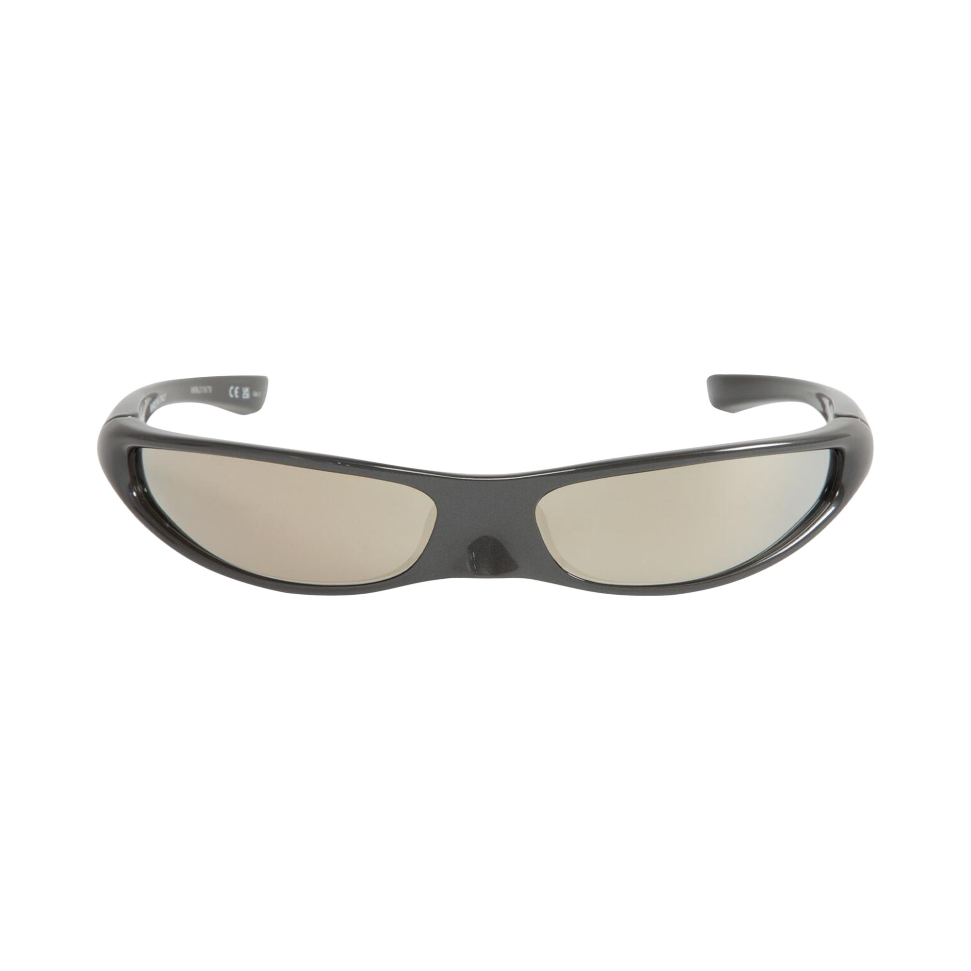 Pre-owned Balenciaga Blade Rectangle Sunglasses 'grey/ivory' | Men's Size Onesize