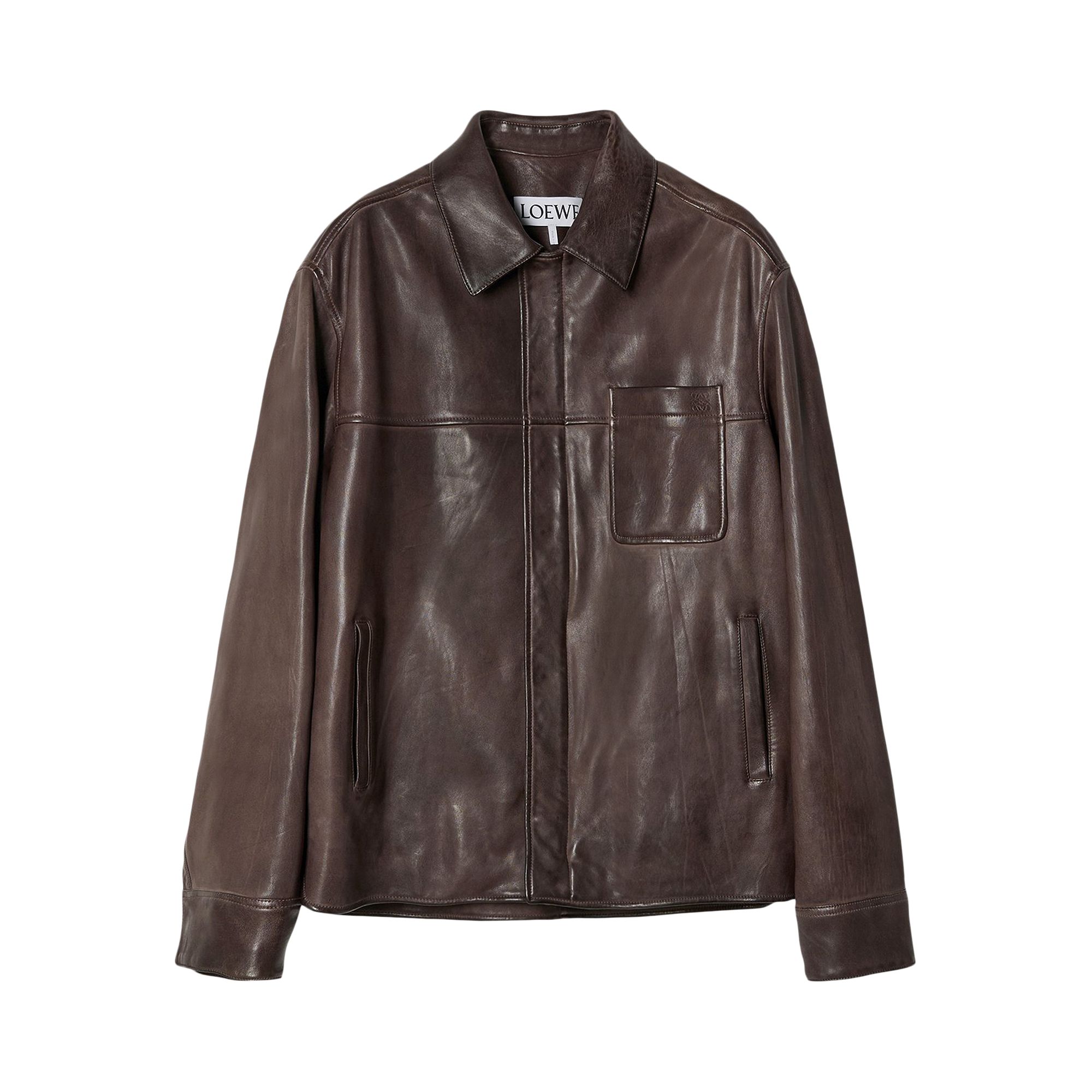 Pre-owned Loewe Overshirt 'dark Brown' | Men's Size 52