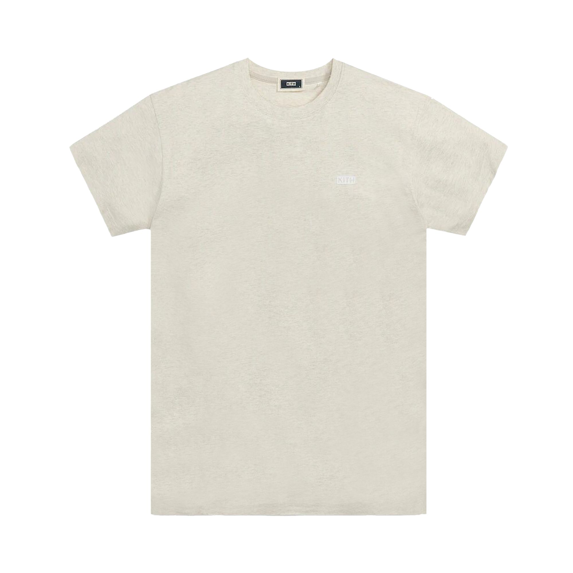 Pre-owned Kith Lax Tee 'heather Oatmeal' | Cream | Men's Size S In White