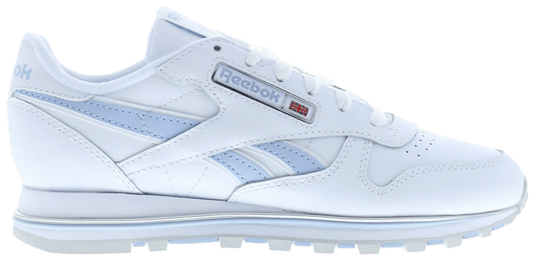 Reebok Wmns Classic Leather Clip V2 White Pale Blue