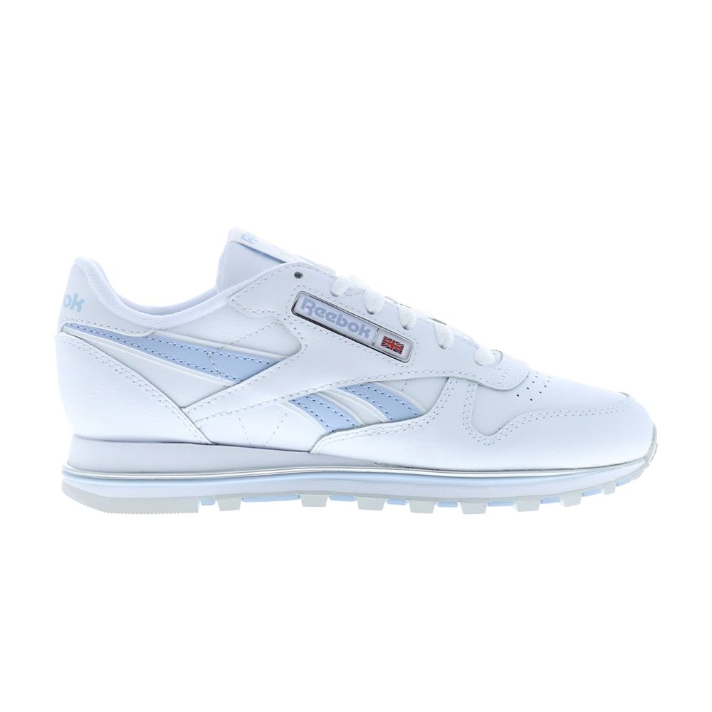 Reebok Wmns Classic Leather Clip V2 'White Pale Blue' | Women's Size 7 - 100205089