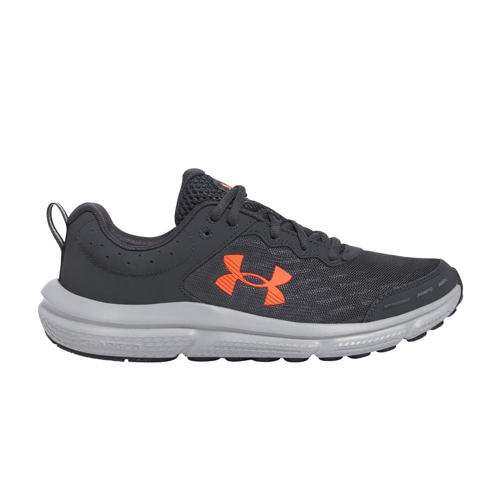 Pre-owned Under Armour Charged Assert 10 'anthracite Ares Red' | Black | Men's Size 13