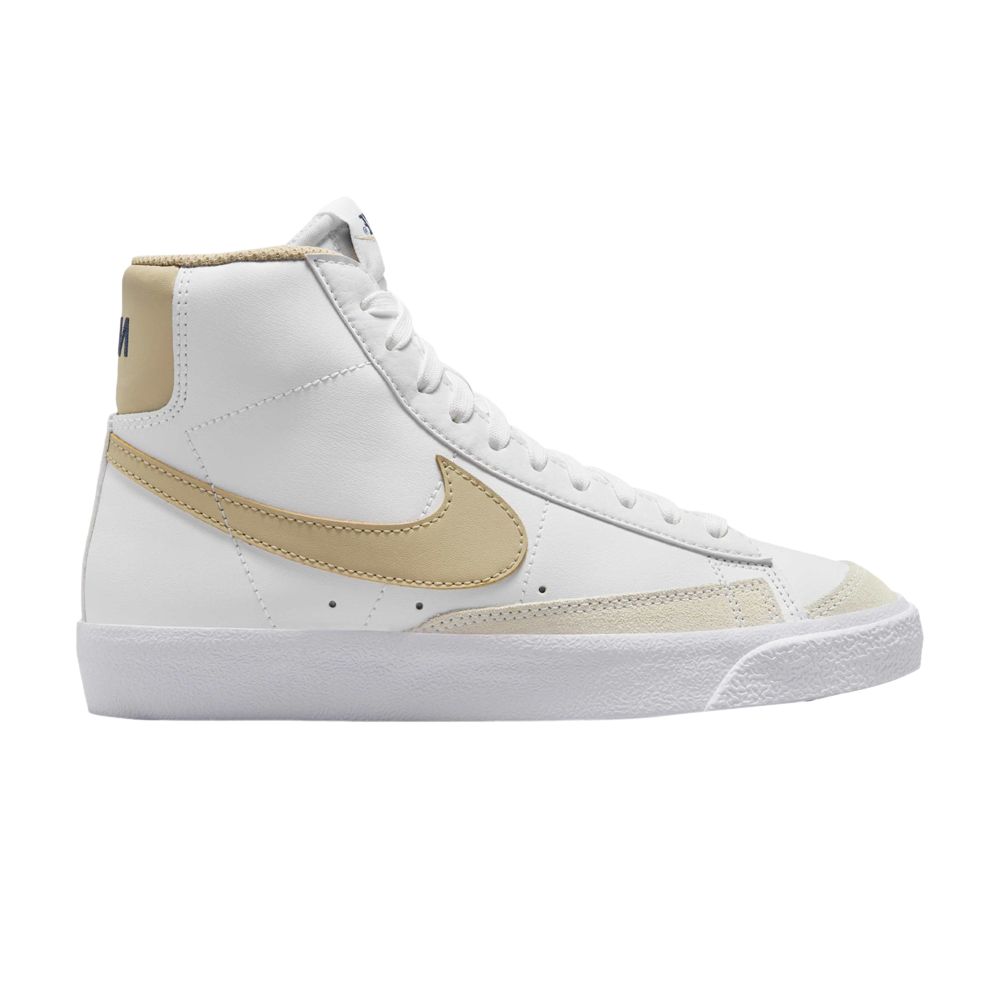 Pre-owned Nike Blazer Mid '77 Gs 'white Desert Khaki' | Kid's Size 5