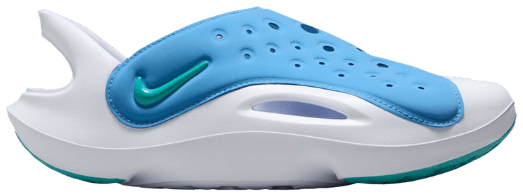 Nike Aqua Swoosh Sandal GS Blue Beyond Dusty Cactus