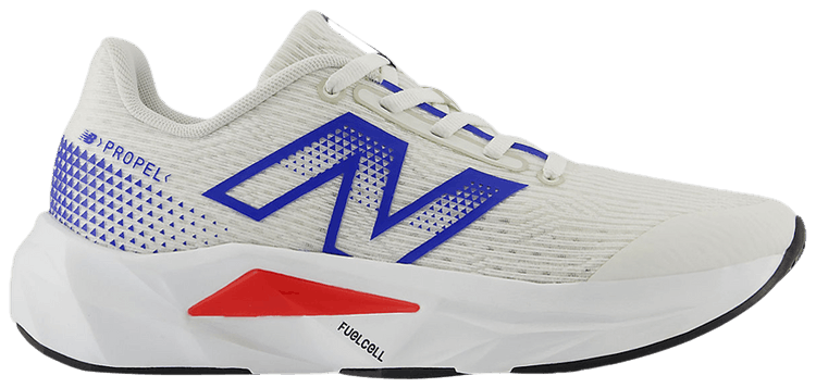 New Balance FuelCell Propel v5 Big Kid Sea Salt Royal True Red
