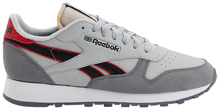 Reebok Classic Leather Pure Grey Vector Red