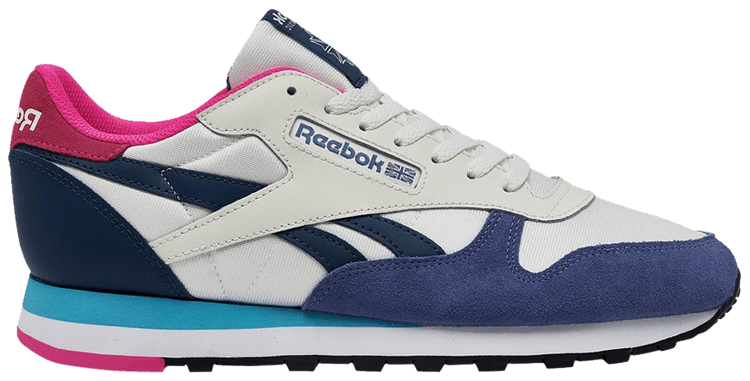 Reebok Classic Leather Uniform Blue Laser Pink