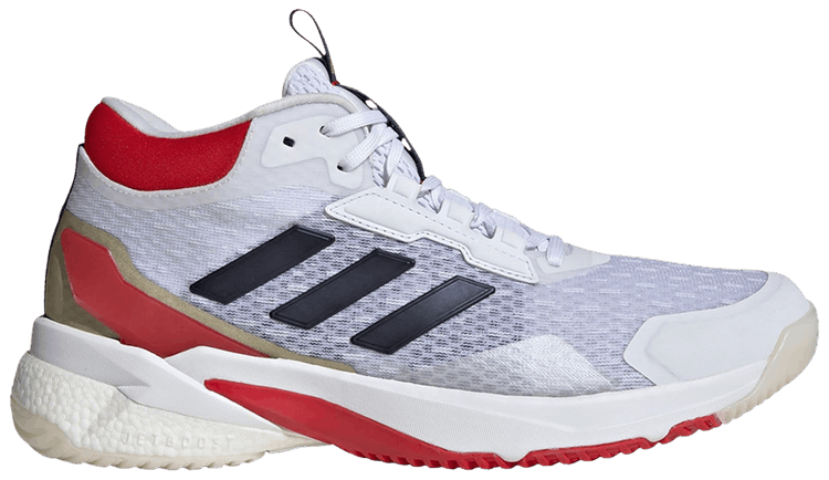 Adidas Wmns Crazyflight 5 Mid Indoor White Better Scarlet