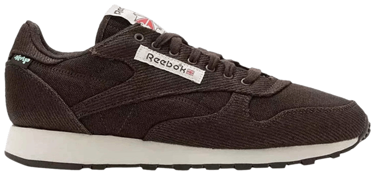 Reebok Classic Leather Hemp   Dark Brown
