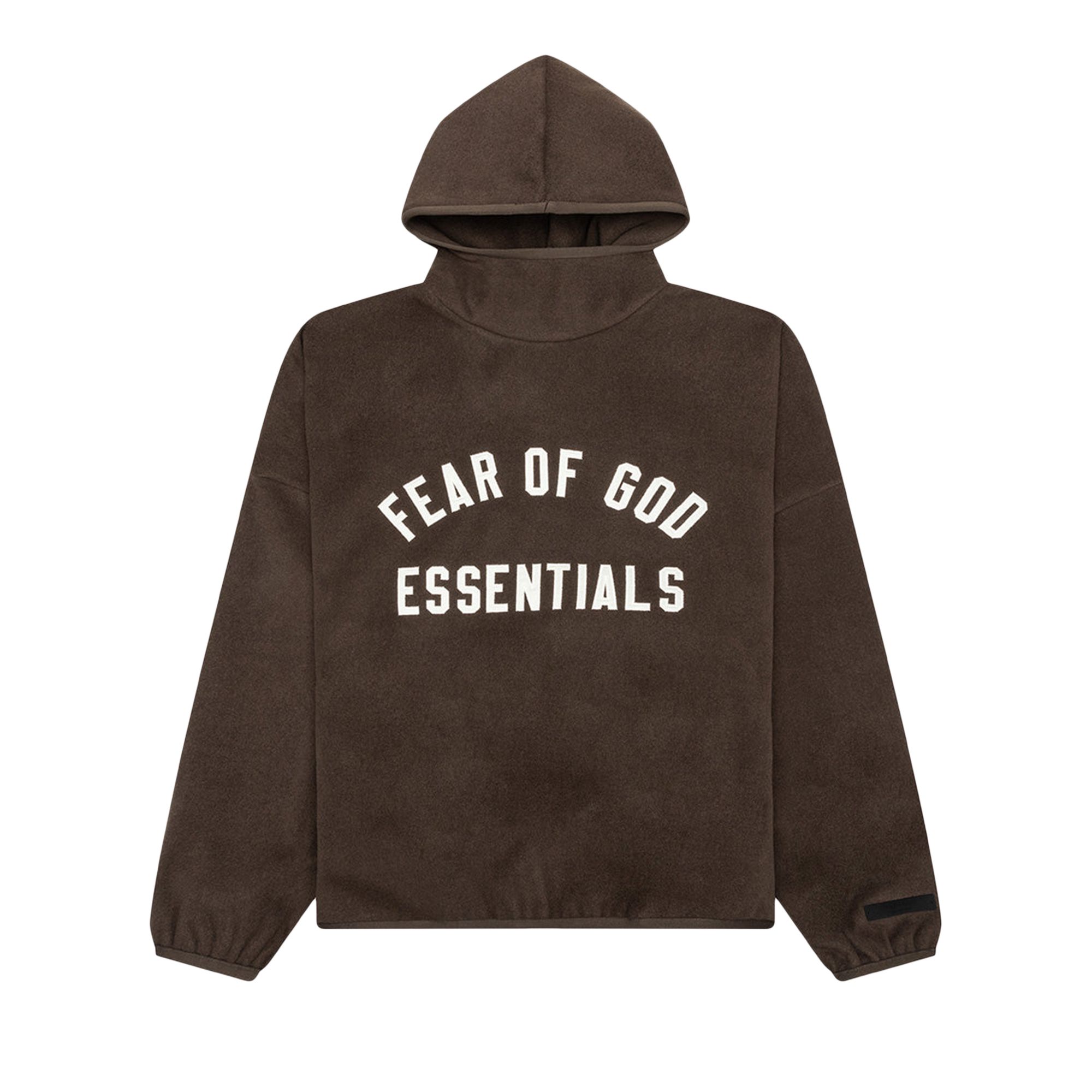 Pre-owned Essentials Fear Of God Brushed Hoodie 'brown' | Men's Size S