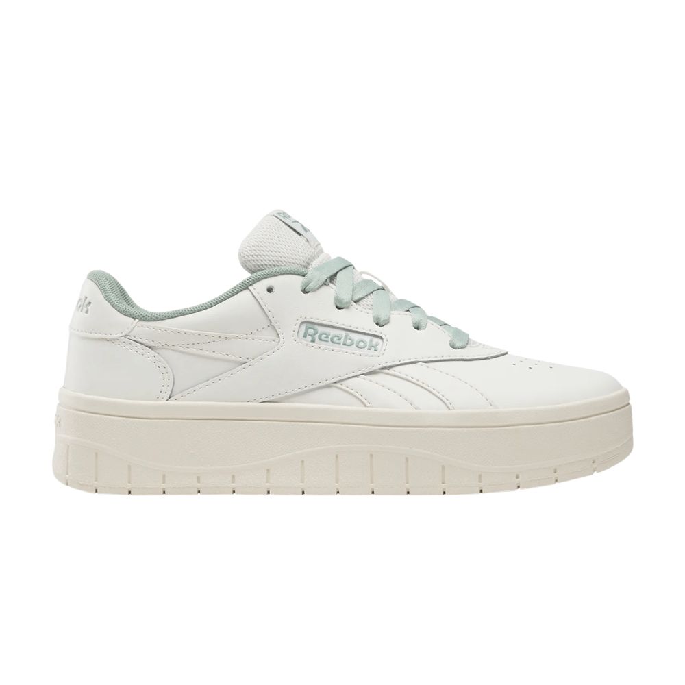 Reebok Wmns Court Advance Surge 'Chalk Hybrid Green' | Cream | Women's Size 10 - 100208925