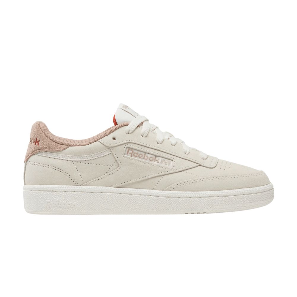 Pre-owned Reebok Wmns Club C 85 'sand Scorched Earth' | Cream | Women's Size 8 In White