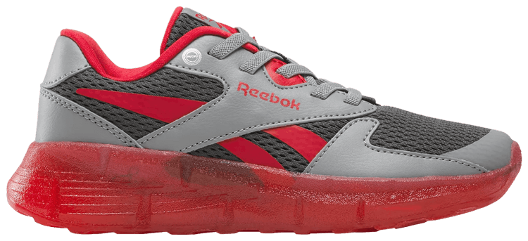 Reebok Zig N Glow 2 Elastic Lace Little Kid Grey Vector Red
