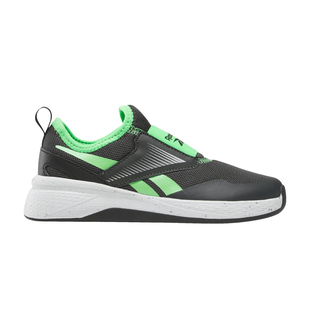 Pre-owned Reebok Nano Play Slip-on Little Kid 'black Solar Lime' | Kid's Size 4.5