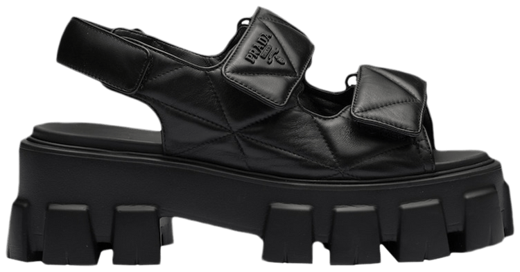 PRADA｜SANDALS (1X439N 038 F0002 F055) Buy Prada Wmns Monolith Sandal 'Black' - 1X439N 038 F0002 F