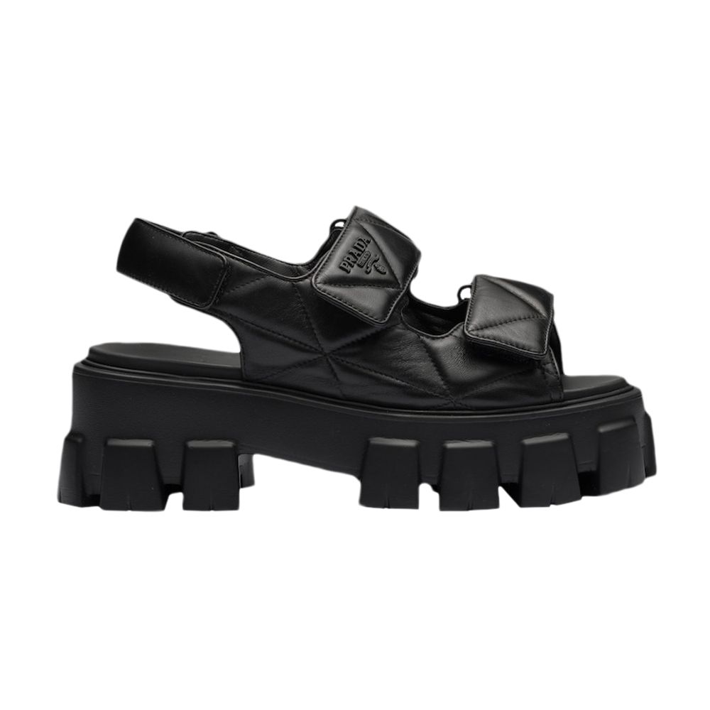 Pre-owned Prada Wmns Monolith Sandal 'black' | Women's Size 5