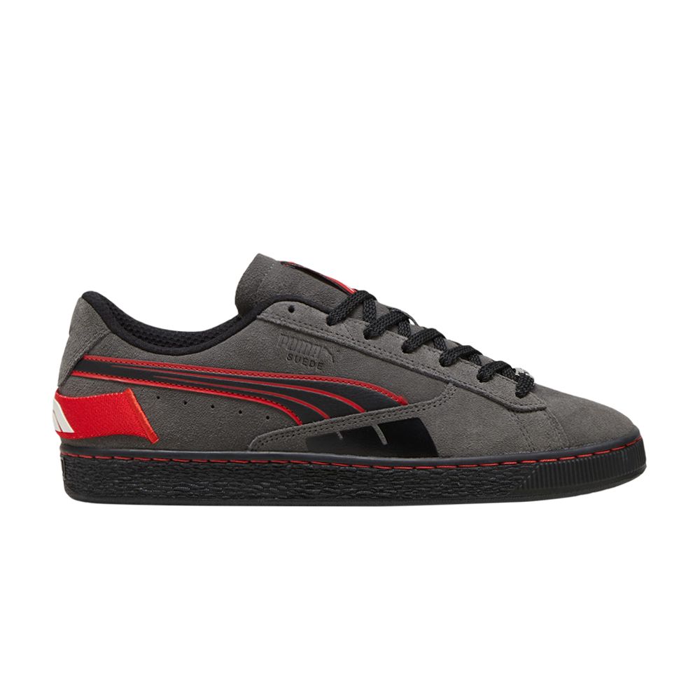 Puma Formula 1 x Suede T 'Shadow Grey Pop Red' | Men's Size 11 - 308438-01