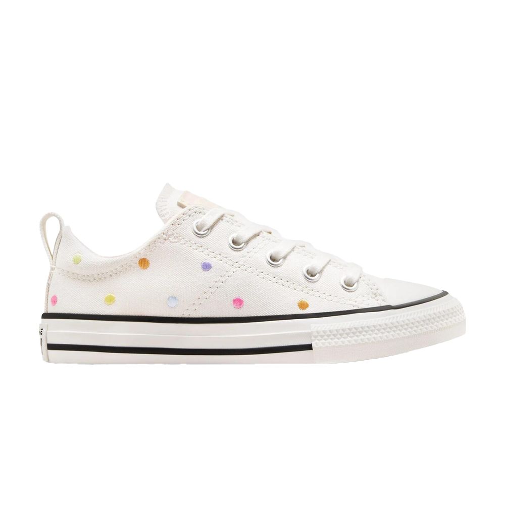 Pre-owned Converse Chuck Taylor All Star Madison Low Ps 'polka Dots' | Cream | Kid's Size 2 In White