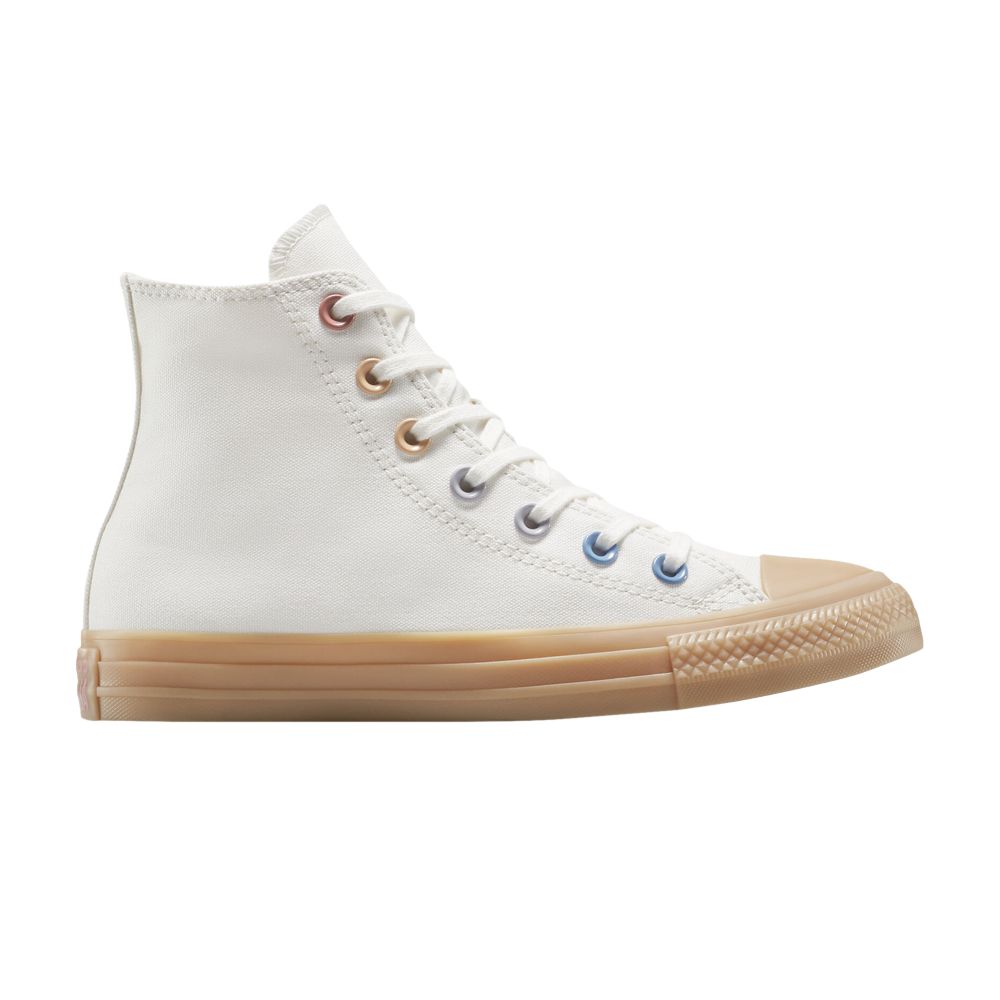 Pre-owned Converse Wmns Chuck Taylor All Star High 'double Patch' | White | Women's Size 10.5