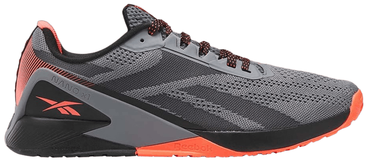Reebok Nano X1 Pure Grey Orange Flare