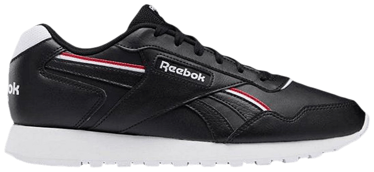 Reebok Glide Vegan Black White Vector Red