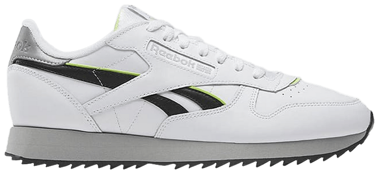 Reebok Classic Leather Ripple White Black Lime