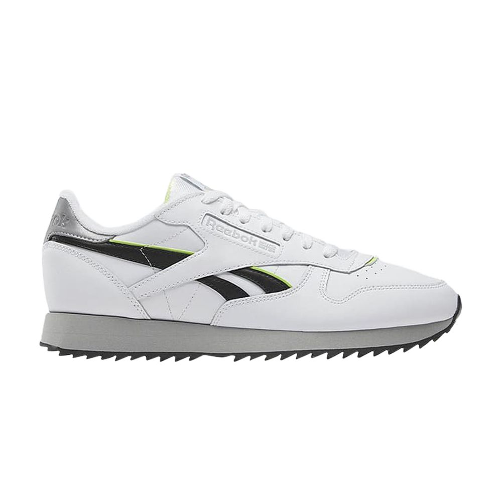 Reebok Classic Leather Ripple 'White Black Lime' | Men's Size 10 - ID1585