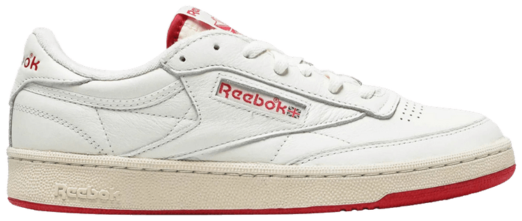 Reebok Club C 85 Vintage Chalk Vector Red