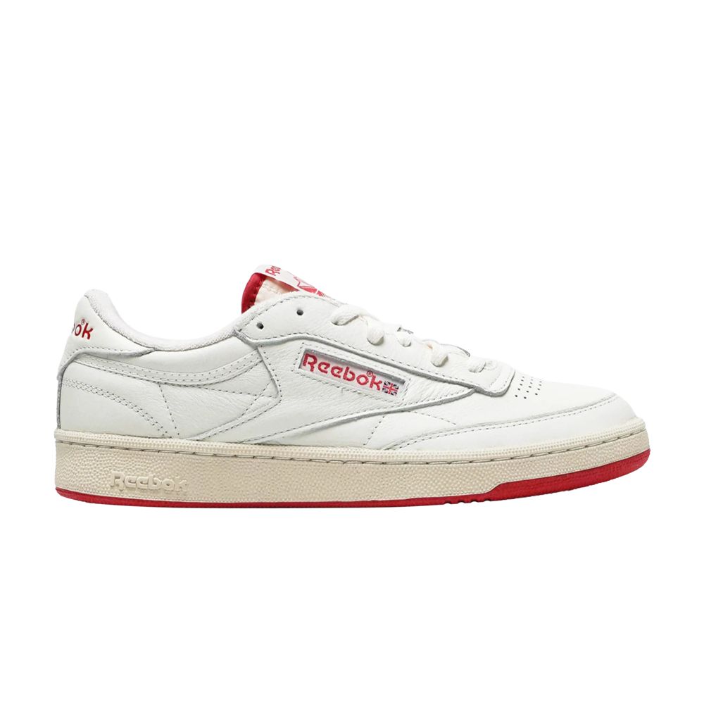 Reebok Club C 85 Vintage 'Chalk Vector Red' | White | Men's Size 6.5 - IG2920