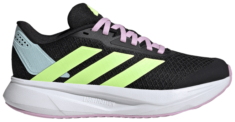 adidas Duramo SL J Black Hi Res Yellow Lilac