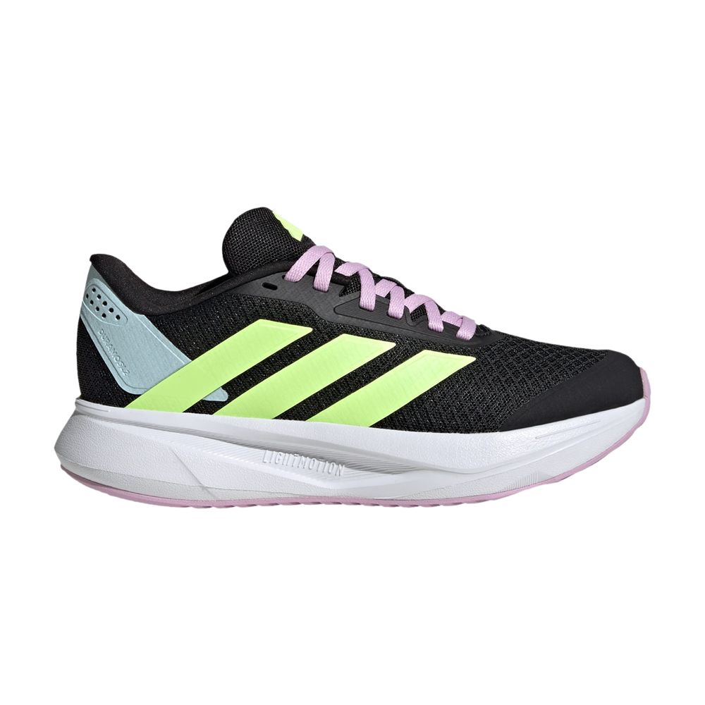 adidas Duramo SL J 'Black Hi-Res Yellow Lilac' | Kid's Size 6.5 - JS2781