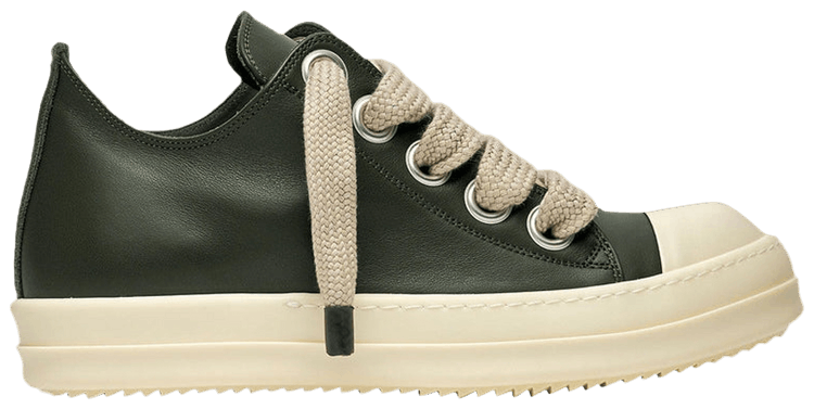 RICK OWENS◆ Porterville Jumbolaced スニーカー カーキ Buy Rick Owens Porterville Jumbo Laced Low 'Forest Milk