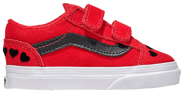 Vans Old Skool V Toddler Red Heart