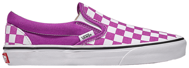 Vans Classic Slip On Color Theory Checkerboard   Willowherb Purple