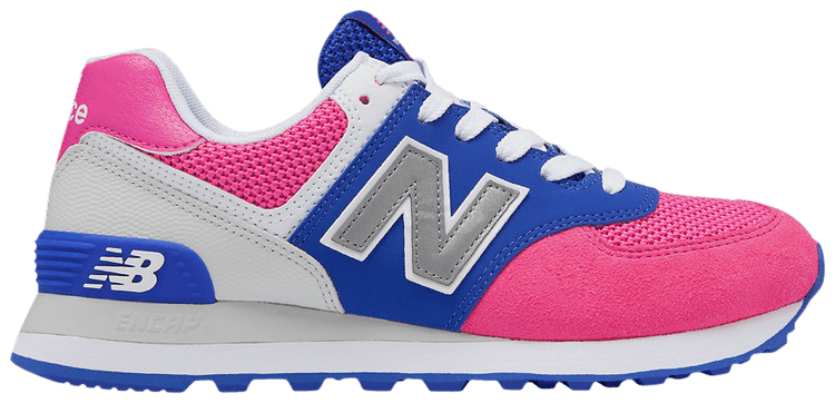 New Balance Wmns 574 Wide Pink Blue