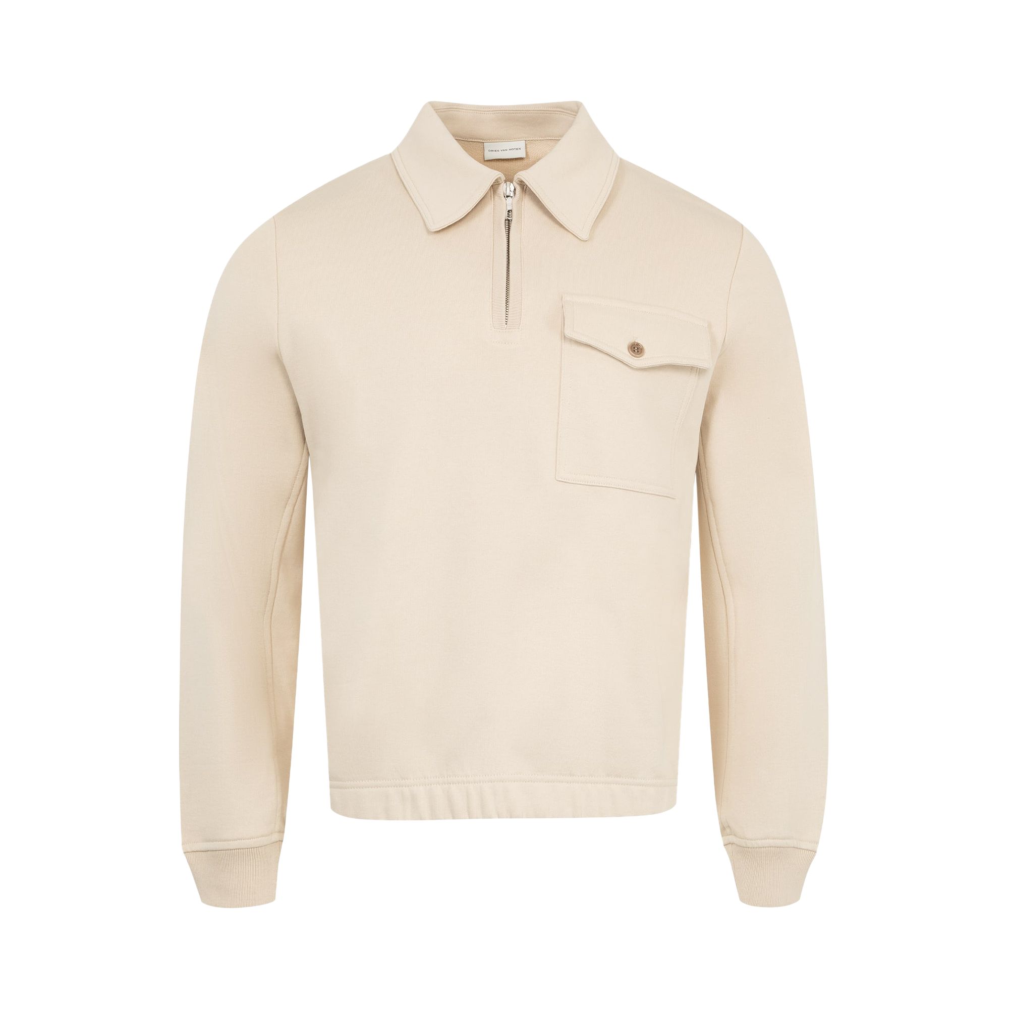 Pre-owned Dries Van Noten Quarter Zip Sweater 'beige' | Tan | Men's Size S