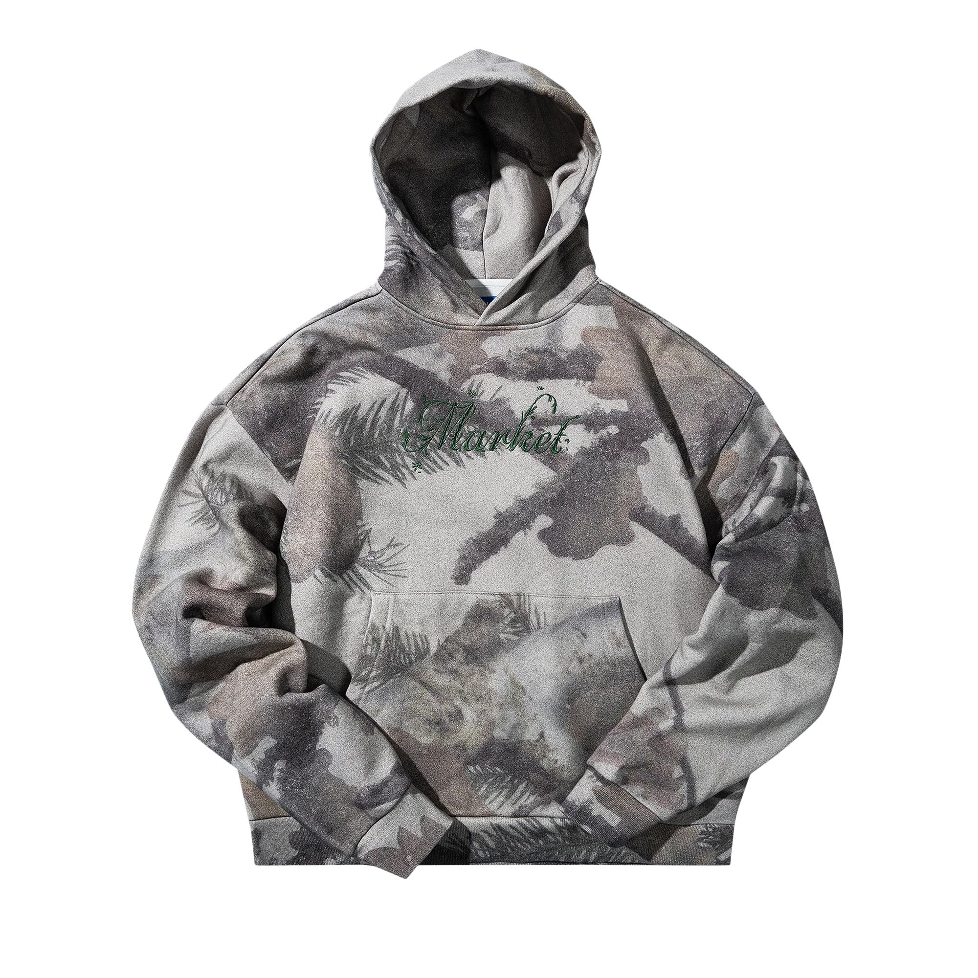 Pre-owned Market Hoodie 'backcountry Camo' | Multi-color | Men's Size L