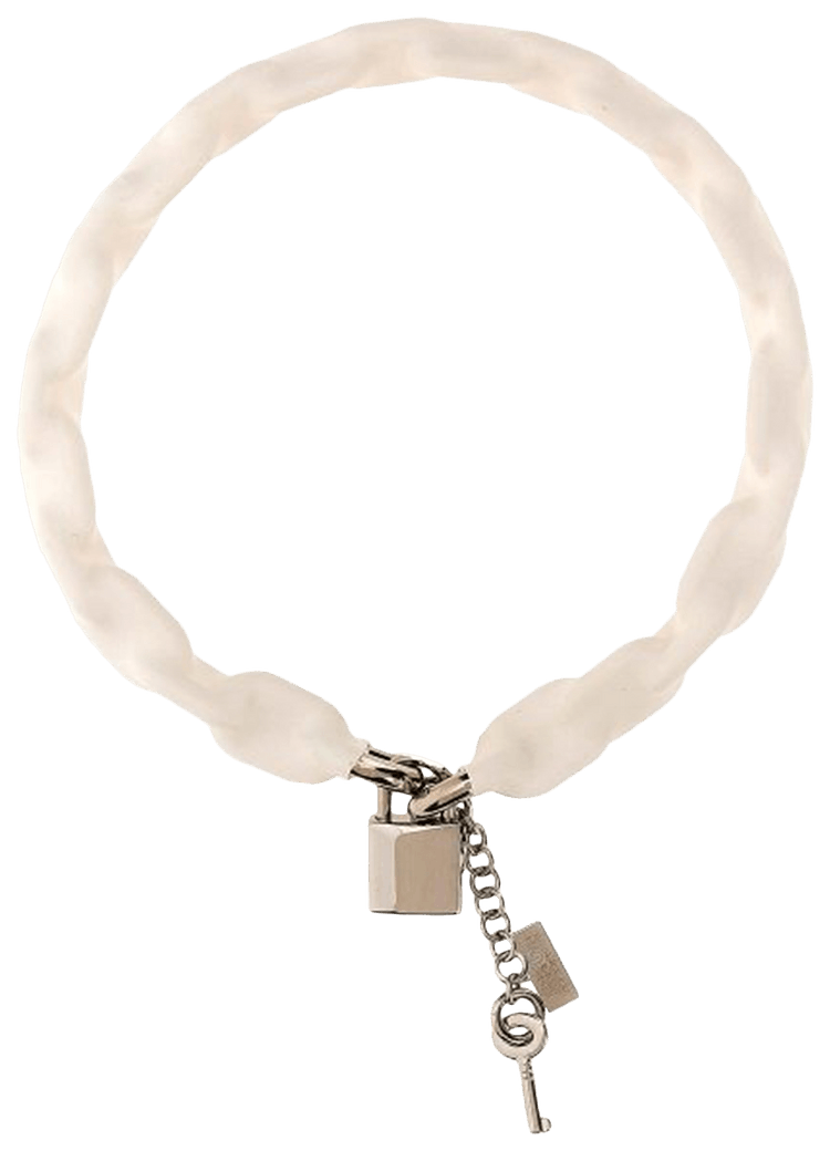 【関税&送料込】Mm6 Maison Margiela Collana Con Logo MM6 Maison Margiela Stamp Pendant Necklace | Silver | FARFETCH