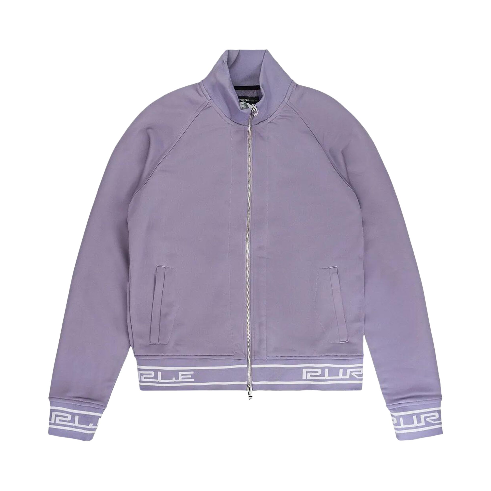Pre-owned Purple Brand Track Jacket 'lavender Grey' | Men's Size Xs