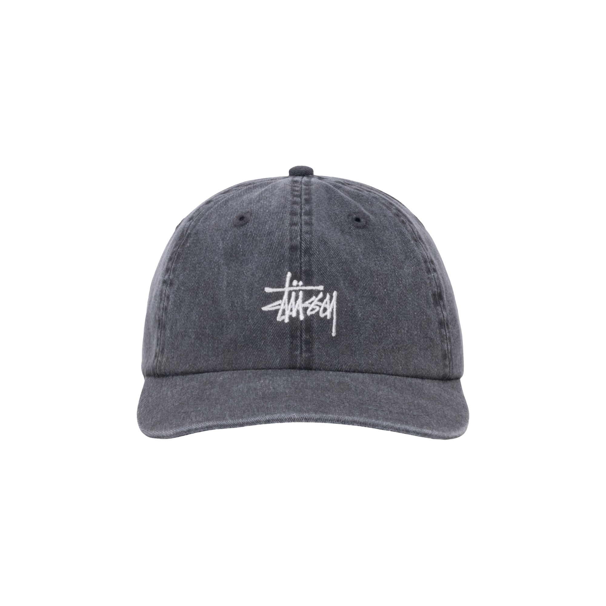 Pre-owned Stussy Basic Cap Washed 'charcoal' | Grey | Men's Size Onesize In Gray