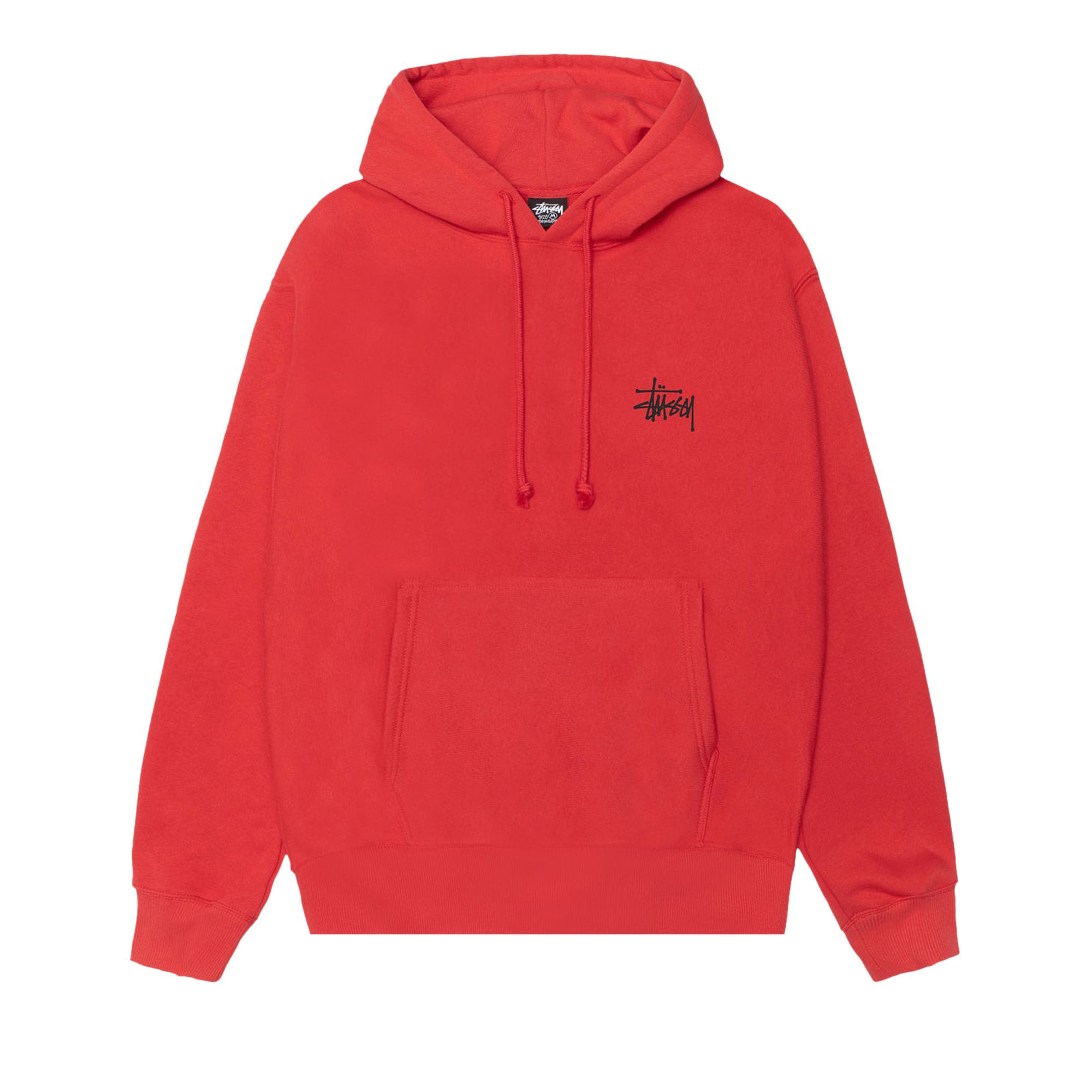 Pre-owned Stussy Basic Hoodie 'cayenne' | Red | Men's Size Xl