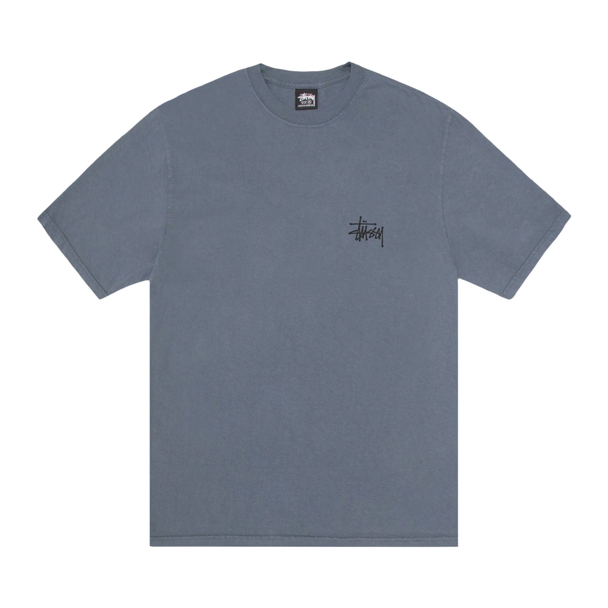 Pre-owned Stussy Basic Tee Pigment Dyed 'navy' | Blue | Men's Size Xl