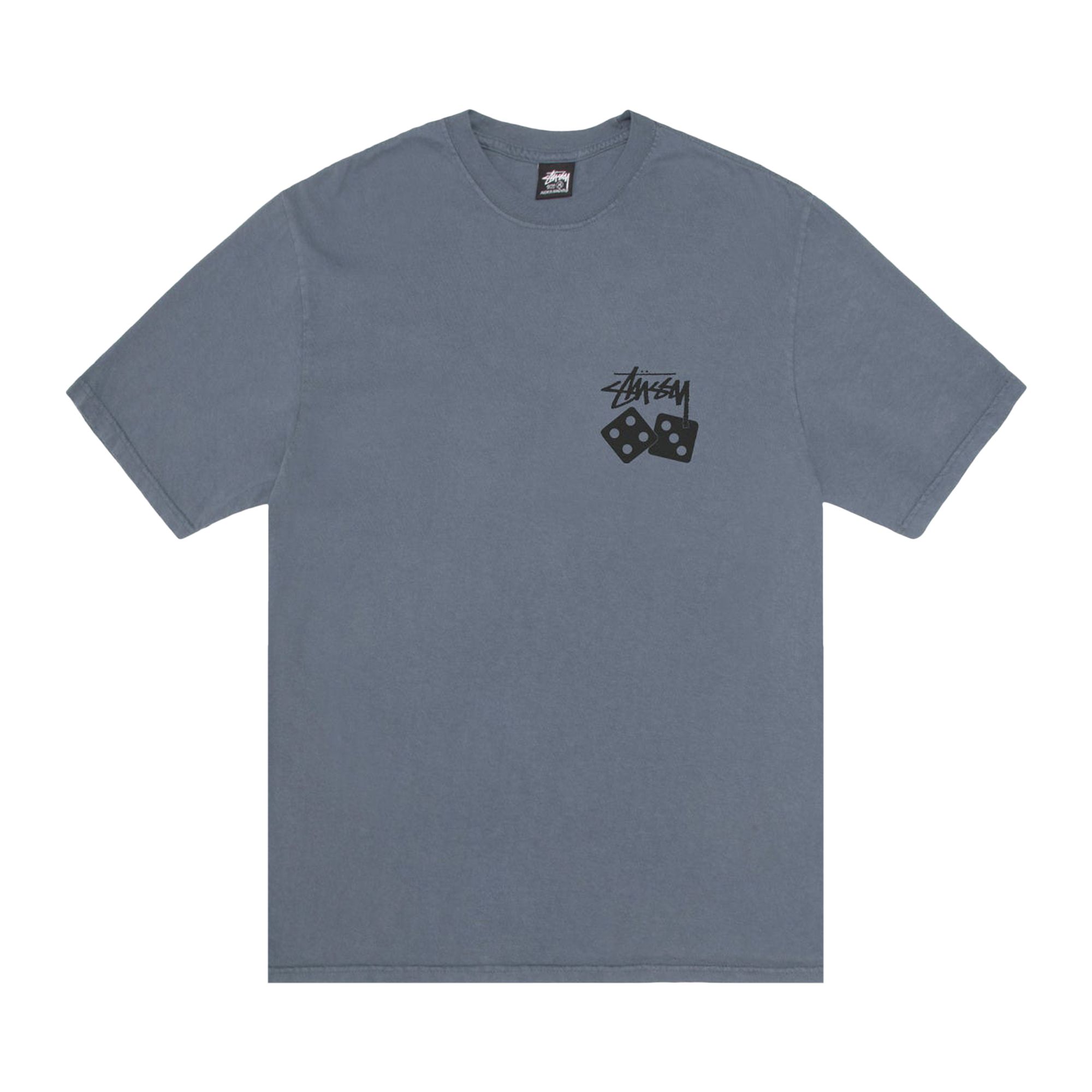 Pre-owned Stussy Dice Tee Pigment Dyed 'navy' | Blue | Men's Size Xl