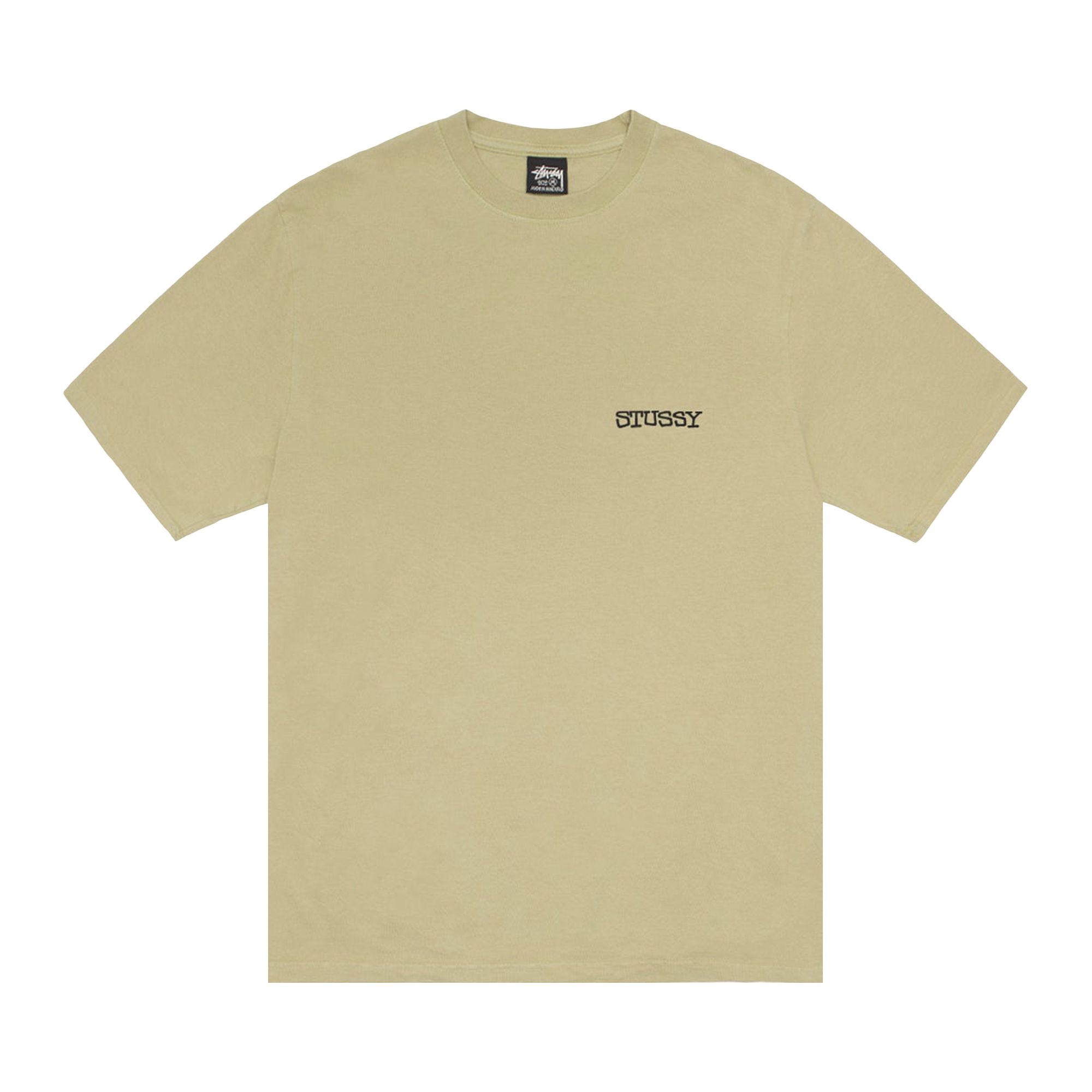 Pre-owned Stussy Jumbo Tee Pigment Dyed 'elm' | Green | Men's Size M