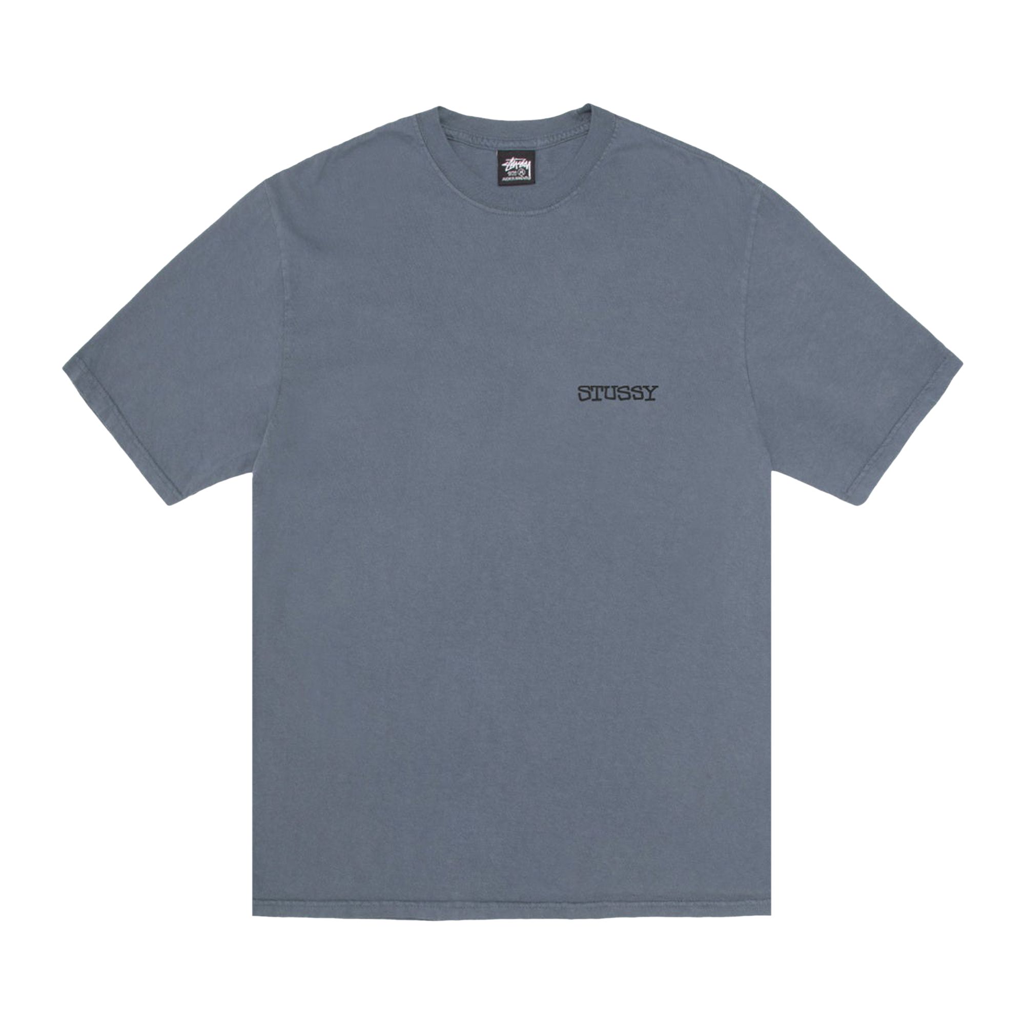 Pre-owned Stussy Jumbo Tee Pigment Dyed 'navy' | Blue | Men's Size S